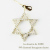 レデッサンドゥデュー 945 ダイヤモンド ヘキサグラム ロクボウセイ チャーム 18金,les desseins de DIEU Diamond Hexagram Charm K18