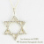 レデッサンドゥデュー 945 ダイヤモンド ヘキサグラム ロクボウセイ チャーム 18金,les desseins de DIEU Diamond Hexagram Charm K18