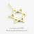 レデッサンドゥデュー 946 ヘキサグラム ロクボウセイ 六芒星 ゴールド チャーム 18金,les desseins de DIEU Hexagram Charm K18