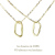 レデッサンドゥデュー 953 アブストラクト 華奢ネックレス 抽象的 18金,les desseins de DIEU Abstract Necklace K18