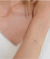 レデッサンドゥデュー 954 アブストラクト 華奢ブレスレット 抽象的 18金,les desseins de DIEU Abstract Bracelet K18