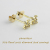 ピナコテーカ 226 フローラル クロス ダイヤモンド スタッド 華奢ピアス K18,pinacoteca Floral Cross Diamond Stud Earrings 18金