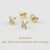 ピナコテーカ 226 フローラル クロス ダイヤモンド スタッド 華奢ピアス K18,pinacoteca Floral Cross Diamond Stud Earrings 18金