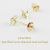 ピナコテーカ 226 フローラル クロス ダイヤモンド スタッド 華奢ピアス K18,pinacoteca Floral Cross Diamond Stud Earrings 18金