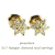 pinacoteca 317 Hexagon Diamond Stud Earrings ピナコテーカ ヘキサゴン ダイヤモンド スタッド ピアス 雪結晶、フラワー