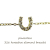 ピナコテーカ 326 バテイ ダイヤモンド ブレスレット 18金,pinacoteca Horseshoe Diamond Bracelet K18