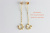 pinacoteca 353 Tiny Horseshoe American Earrings,タイニー ホースシュー アメリカン チェーン ピアス,華奢 バテイ ピアス,ピナコテーカ