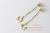 pinacoteca 353 Tiny Horseshoe American Earrings,タイニー ホースシュー アメリカン チェーン ピアス,華奢 バテイ ピアス,ピナコテーカ