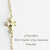 pinacoteca 358 Crystal Cross Diamond Bracelet,ピナコテーカ 華奢 クロス ダイヤモンド ブレスレット K18 重ね付け