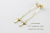 ピナコテーカ 373 ミル打ち クロス アメリカン 華奢ピアス 18金,pinacoteca Tiny Milgrain  Cross American Earrings K18