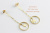 pinacoteca 387 Star Aura American Earrings ,スター オーラ ミル打ち 揺れる 華奢 ピアス,ピナコテーカ