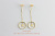 pinacoteca 387 Star Aura American Earrings ,スター オーラ ミル打ち 揺れる 華奢 ピアス,ピナコテーカ