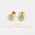 ピナコテーカ 一粒ダイヤモンド 風 シンプル 華奢ピアス 18金,pinacoteca 417 Faux Solitaire Diamond Stud Earrings K18