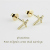 ピナコテーカ 420 ミルグレイン ミル打ち クロス スタッド ピアス 18金,pinacoteca Milgrain Cross Stud Earrings K18