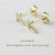 ピナコテーカ 420 ミルグレイン ミル打ち クロス スタッド ピアス 18金,pinacoteca Milgrain Cross Stud Earrings K18