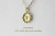 pinacoteca 459 イニシャル ドット サークル 華奢ネックレス K18,ピナコテーカ Initial Dot Circle Necklace 18金
