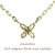 ピナコテーカ 463 ミル打ち フローラル クロス 華奢ネックレス 18金,pinacoteca Milgrain Floral Cross Necklace K18