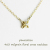 ピナコテーカ 463 ミル打ち フローラル クロス 華奢ネックレス 18金,pinacoteca Milgrain Floral Cross Necklace K18