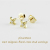 ピナコテーカ 465 ミル打ち フローラル クロス スタッド 華奢ピアス 18金,pinacoteca Milgrain Floral Cross Stud Earrings K18