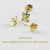 ピナコテーカ 465 ミル打ち フローラル クロス スタッド 華奢ピアス 18金,pinacoteca Milgrain Floral Cross Stud Earrings K18