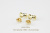 pinacoteca 523 プランプ ぷっくり リボン 華奢 ピアス K18,ピナコテーカ Plump Ribbon Diamond Stud Earrings 18金