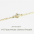 ピナコテーカ 545 四角 スクエア プリンセス ダイヤモンド 華奢ブレスレット 18金,pinacoteca 545 Faux Princess Diamond Bracelet K18