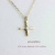 ピナコテーカ 551 アクセント ダイヤモンド クロス 華奢ネックレス K18,pinacoteca Accent Diamond Cross Necklace 18金