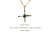ピナコテーカ 551 アクセント ブルートパーズ 誕生石 クロス 華奢ネックレス 18金,pinacoteca Accent Birthstone Cross Necklace K18