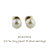 pinacoteca 597 Tiny Pearl M Stud Earrings K18,ピナコテーカ 一粒パール シンプルピアス 18金