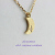 ピナコテーカ 635 クレセント ムーン 一粒ダイヤモンド 華奢ネックレス 18金,pinacoteca Crescent Moon Necklace K18