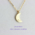 ピナコテーカ 635 クレセント ムーン 一粒ダイヤモンド 華奢ネックレス 18金,pinacoteca Crescent Moon Necklace K18