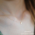 ピナコテーカ 635 クレセント ムーン 一粒ダイヤモンド 華奢ネックレス 18金,pinacoteca Crescent Moon Necklace K18