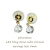 ピナコテーカ 688 バックキャッチ キュービックジルコニア ピアスキャッチ 4ミリ 18金,pinacoteca Cubic Zirconia Earrings Catch K18