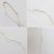 ピナコテーカ 709 スウァーリー ライン アメリカン 華奢ピアス 18金,pinacoteca Swirly Line American Earrings K18