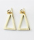 ピナコテーカ 715 シャイン 二等辺三角形 トライアングル 華奢ピアス 18金,pinacoteca Shine Isosceles Triangle Stud Earrings K18