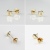 ピナコテーカ 753 チビ ネコ にゃんこ 猫ちゃん 華奢 ピアス 片耳 18金,pinacoteca CHIBI Neko Cat Stud Earring K18