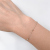 ピナコテーカ 766 タイニー 一粒ダイヤモンド コード ブレスレット 18金　( pinacoteca Tiny Diamond Cord Bracelet K18 )