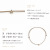 ピナコテーカ 766 タイニー 一粒ダイヤモンド コード ブレスレット 18金　( pinacoteca Tiny Diamond Cord Bracelet K18 )