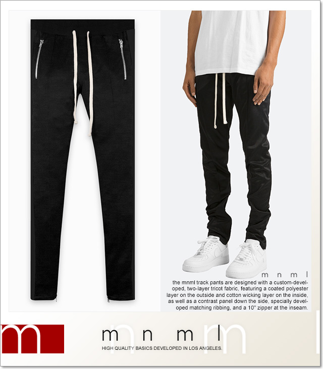 (ミニマル) mnml TRACK PANTS ALL BLACK (LS:PANTS)(COLOR:BK×BK) ボトムス ロングパンツ トラックパンツ ジャージ オールブラック 国内正規品 (ミニマル) mnml TRACK PANTS ALL BLACK (LS:PANTS)(COLOR:BK×BK) ボトムス ロングパンツ トラックパンツ ジャージ オールブラック 国内正規品