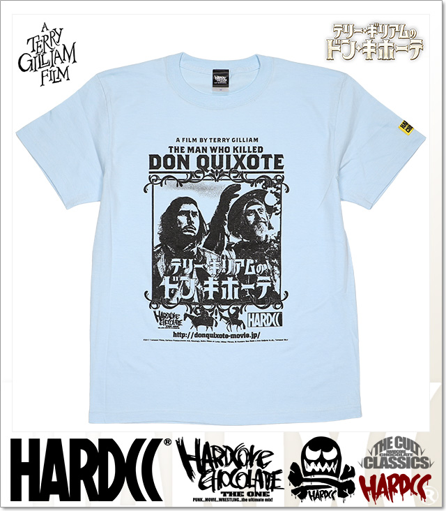 ハードコアチョコレート Hardcore Chocolate テリー ギリアムのドン キホーテ アンジェリカ ライトブルー Ss Tee T 1335 Bl Tシャツ 半袖 カットソー アダム ドライバー 映画 国内正規品 Level6