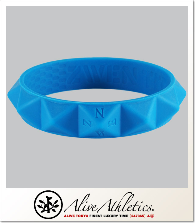 ALIVE ATHLETICS ZWEN TITANIUM BRACELET STUDS (BRACELET)(COLORBL) LEVEL6