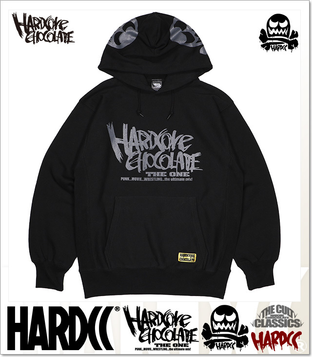 デスマッチ大阪・最強の女(殺戮新地ホワイト) - ホラーにプロレス！カンフーにカルト映画！アパレル界の悪童 ハードコアチョコレート 公式通販（オンラインショップ） [ハードコアチョコレート] OSKA!!殺戮新地フルジップパーカ(20分16Kブラック)