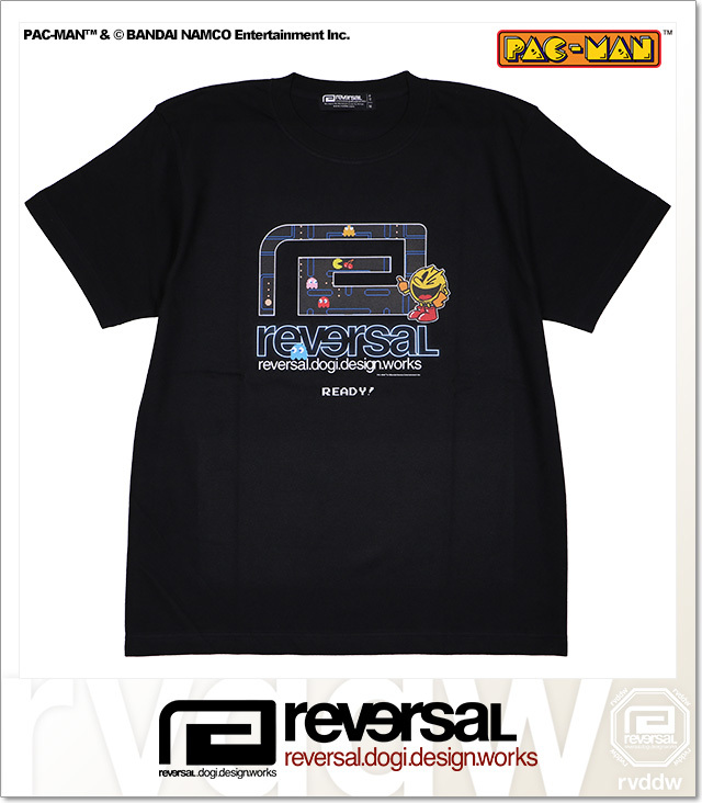 リバーサル) reversal PACMAN NEON TUBE BIG MARK TEE (SS:TEE  