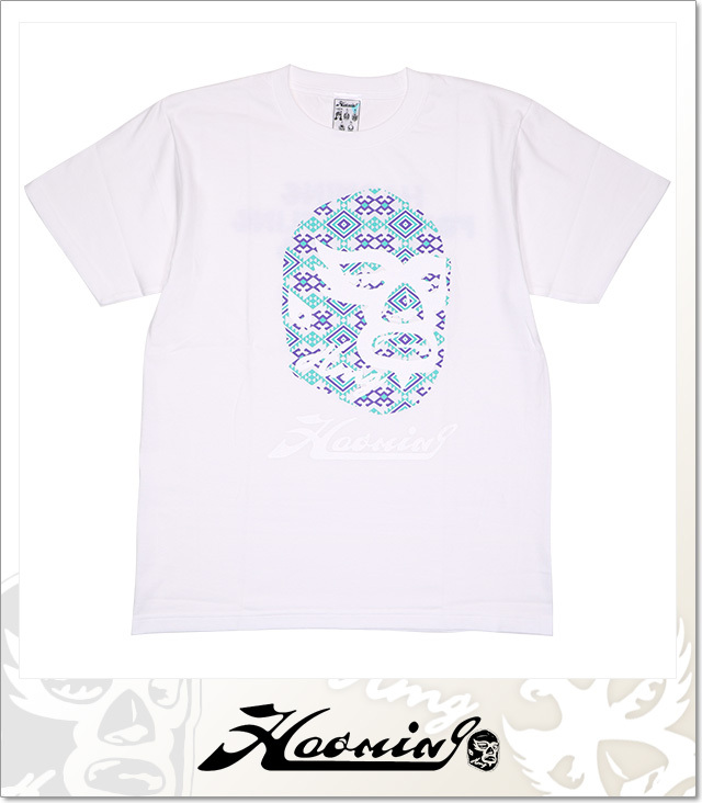 ハオミン) HAOMING TEXTILE ICON MASK TEE (SS:TEE)(52503-WH) T