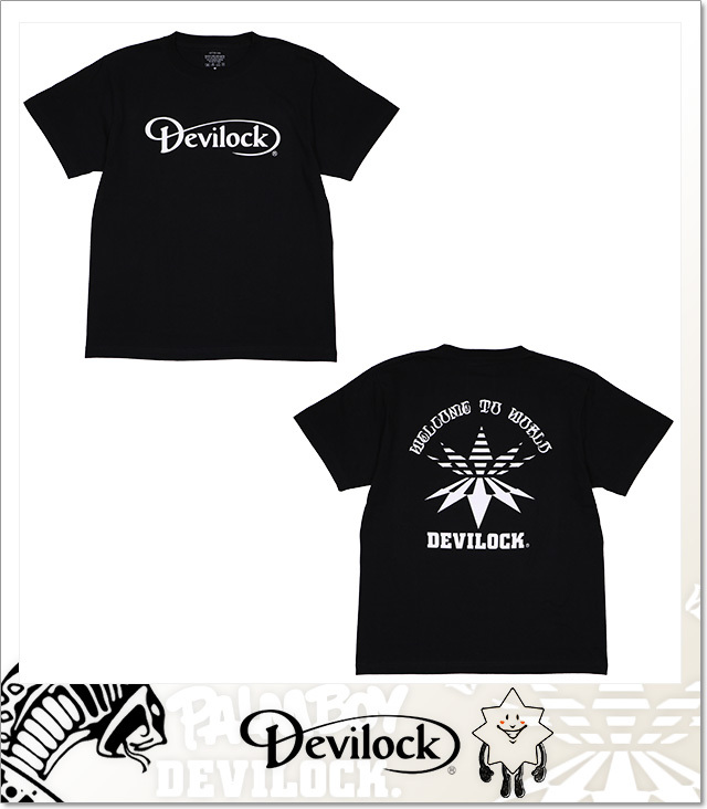 デビロック) DEVILOCK DAIMLER & VECTOR LOGO TEE (SS:TEE