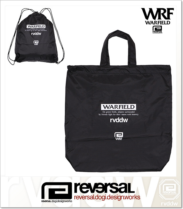 リバーサル) reversal WARFIELD GYM SACK BAG (BAG)(rvrgb080-BK