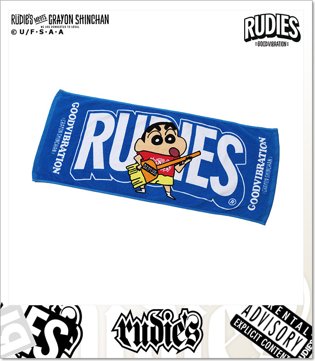 ルーディーズ) RUDIE'S×CRAYON SHINCHAN GUITAR TOWEL (TOWEL)(86792