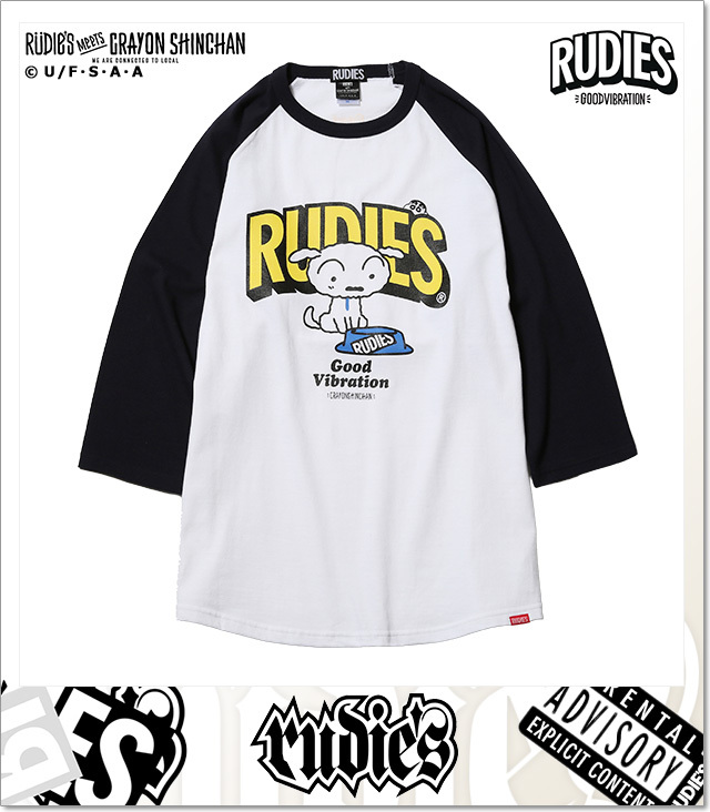 ルーディーズ) RUDIE'S×CRAYON SHINCHAN TREAT RAGLAN TEE (LS:TEE