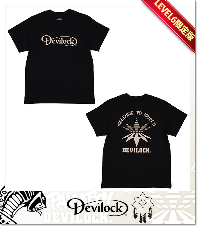 デビロック) DEVILOCK DAIMLER & VECTOR LOGO TEE -LEVEL6限定版- (SS
