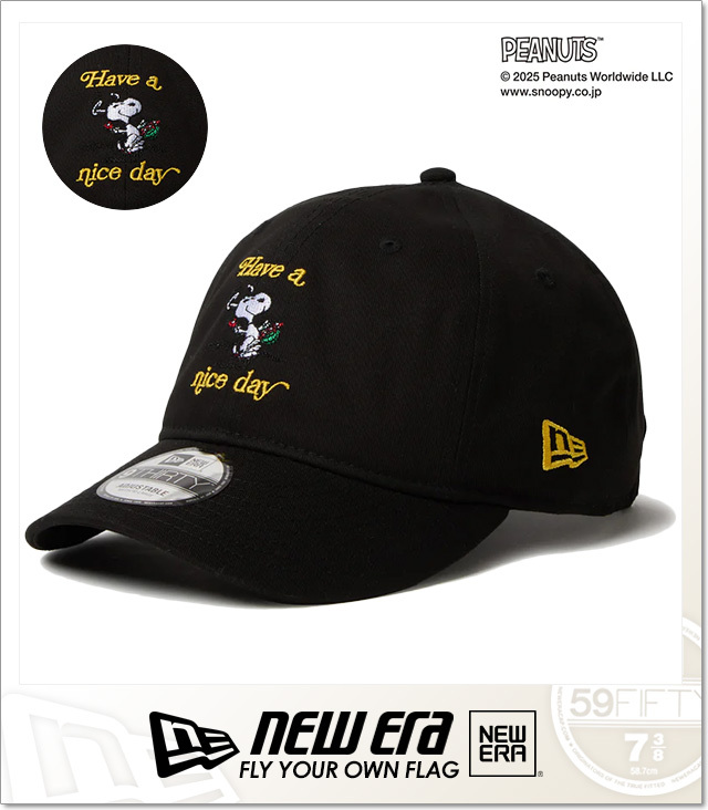 ニューエラ) NEWERA 9THIRTY PEANUTS ピーナッツ HAVE A NICE DAY